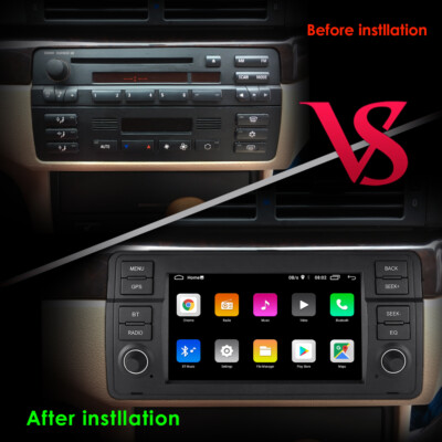 Android 13 4Core 2GB+64GB 7'' For BMW E46 3er 318i 325i Car Stereo Radio GPS WIFI