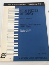 Solo pieces of today volume b by Denes Agay No,7B        Sheet music 5C