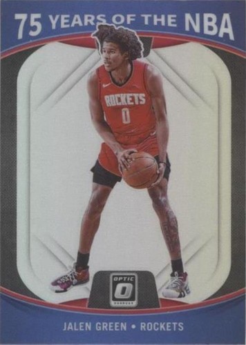 2021-22 Panini Prizm Basketball Jalen Green Base Prizm Rookie Card