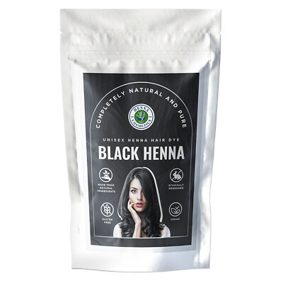 Natural Henna Hair Dye & Beard Color for Men | 400g+50g FREE | Black Brown Red