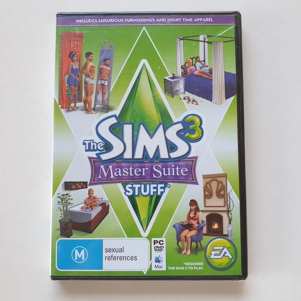 The Sims 3 - Master Suite Stuff (PC DVD-Rom/ MAC, 2012) Expansion Pack [SEALED] - Image 2 of 4