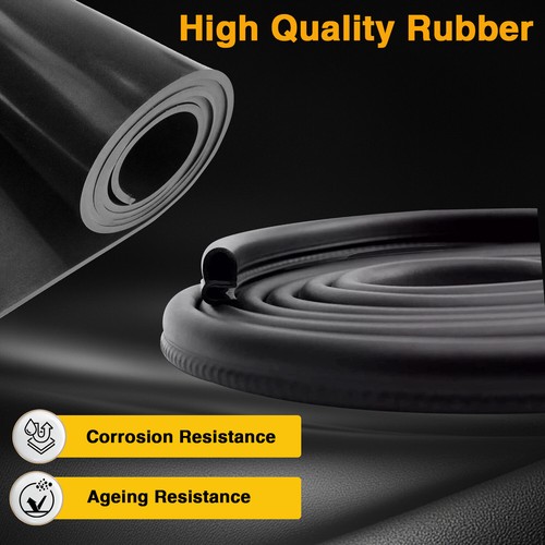 2X Rubber Door Weatherstrip Seals Set for Chevy GMC Suburban C/K 1500 2500 3500 - Picture 2 of 9