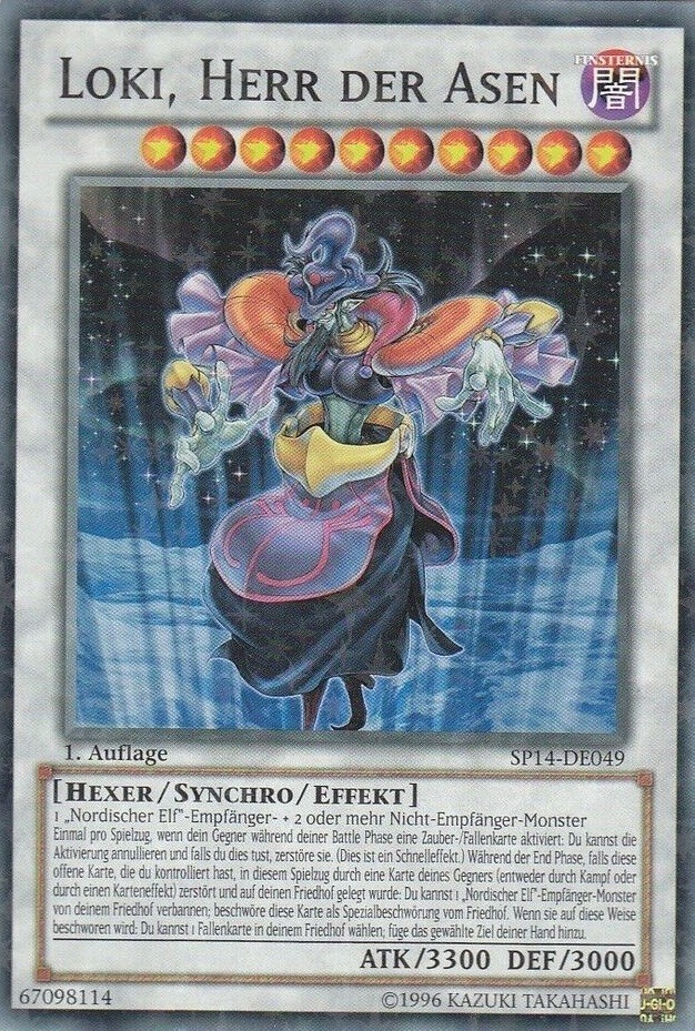 Yugioh SP14-DE049 Loki, Lord of the Aesir 1st Edition | eBay Yugioh SP14-DE049 Loki, Lord of the Aesir 1st Edition | eBay