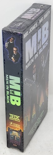 Men In Black Vhs Tape 1997 Columbia Pictures Holographic Cover SEALED Alien Tape - Picture 4 of 8