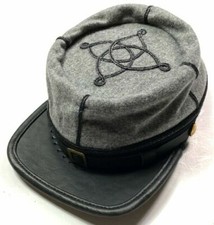 CIVIL WAR CONFEDERATE CSA LIEUTENANT INFANTRY OFFICER KEPI FORAGE CAP-ALL SIZES 