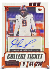 2021 Panini Contenders Draft Hamilcar Rashed Jr Red Foil Rookie Auto RC #165 A8
