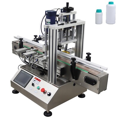 110V Automatic Desktop Capping Machine Bottle Capper Sealer Cap Dia.3.4-3.9in