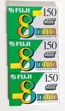 Vintage Fuji 8mm Video Cassette 150 Minute P6-150 Lot Of 3   New  
