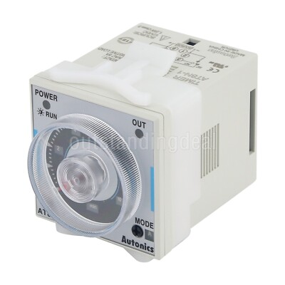 AT8N-1 Original 12V Timer Relay Multi-Range Time Delay Relay Analog 6-Mode os67