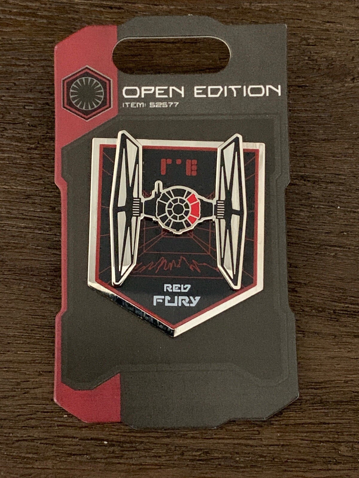 Star Wars Galaxy's Edge Pin Red Fury Item 52577 Disneyland Exclusive