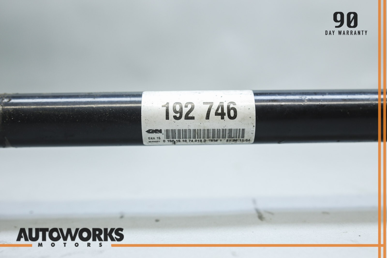 03-08 Maserati Quattroporte M139 RWD Rear Left or Right Side Axle Half Shaft OEM