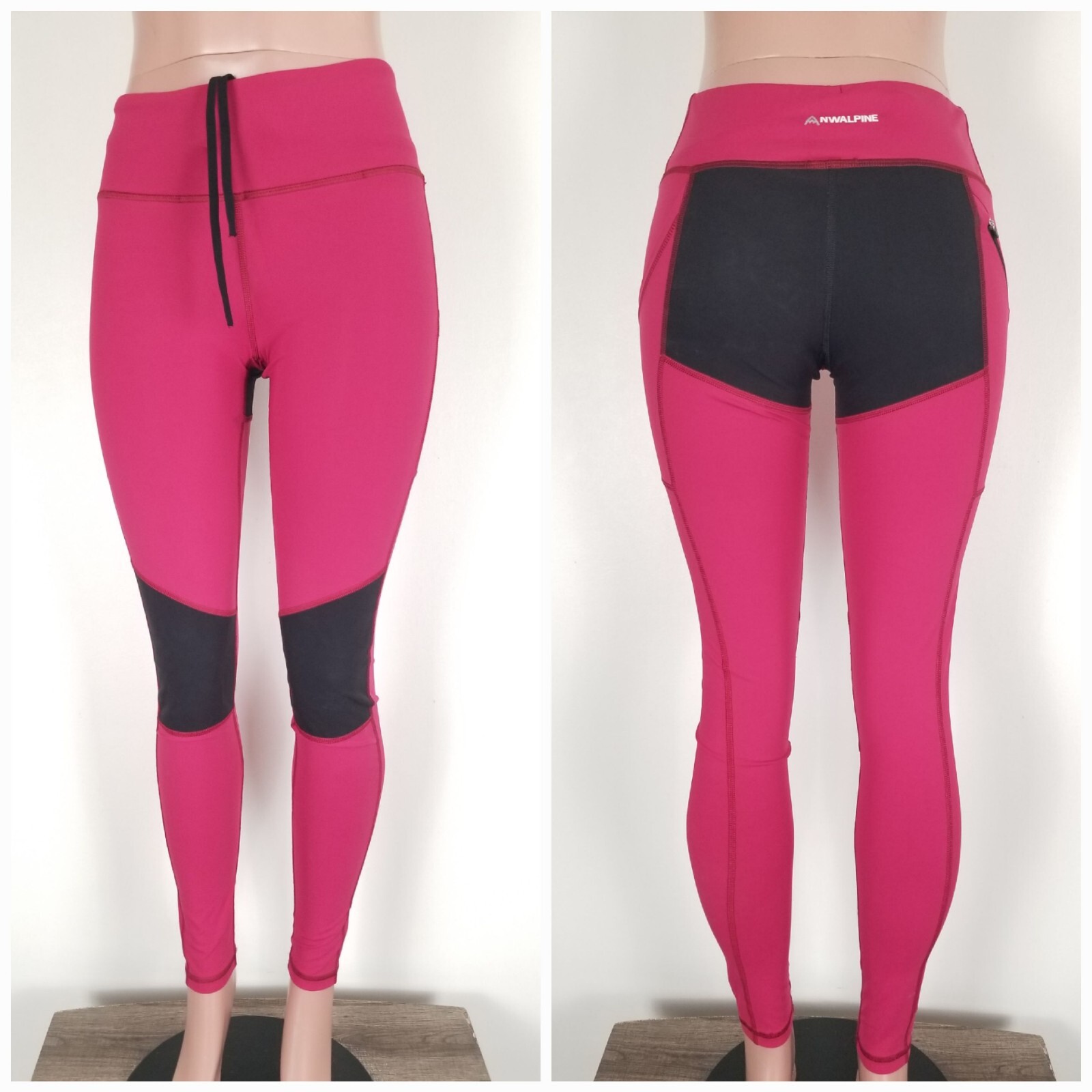 Nuevo con etiquetas Alpine Para Mujer Montaña Escalada Senderismo Leggings Pantalón Rosa Pequeño Hecho en EE. UU.