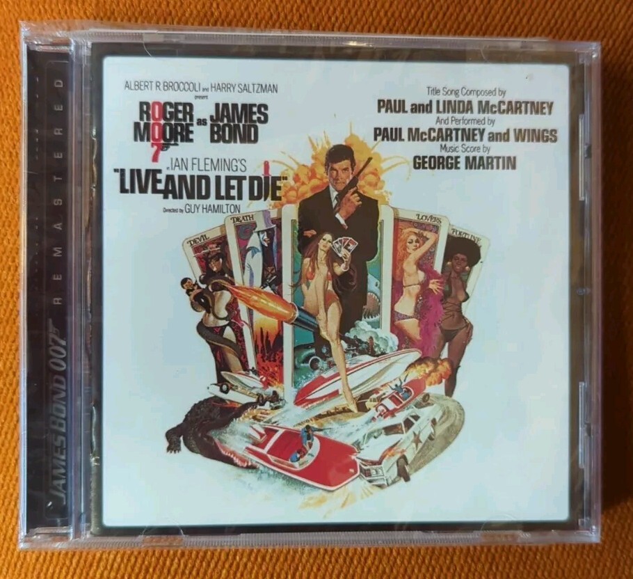 JAMES BOND 007 Remastered Live And Let Die Soundtrack / Movie CD