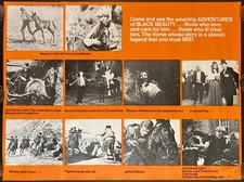 BLACK BEAUTY 1971 Original Cinema UK Marler Haley Quad Movie POSTER ROLLED Rare