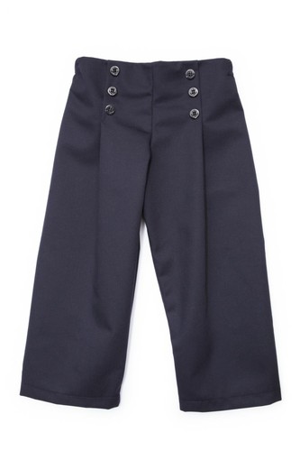 Toddler Boys Sailor Suit Navy Blue / Top and Pants / Made in USA - Picture 10 of 10