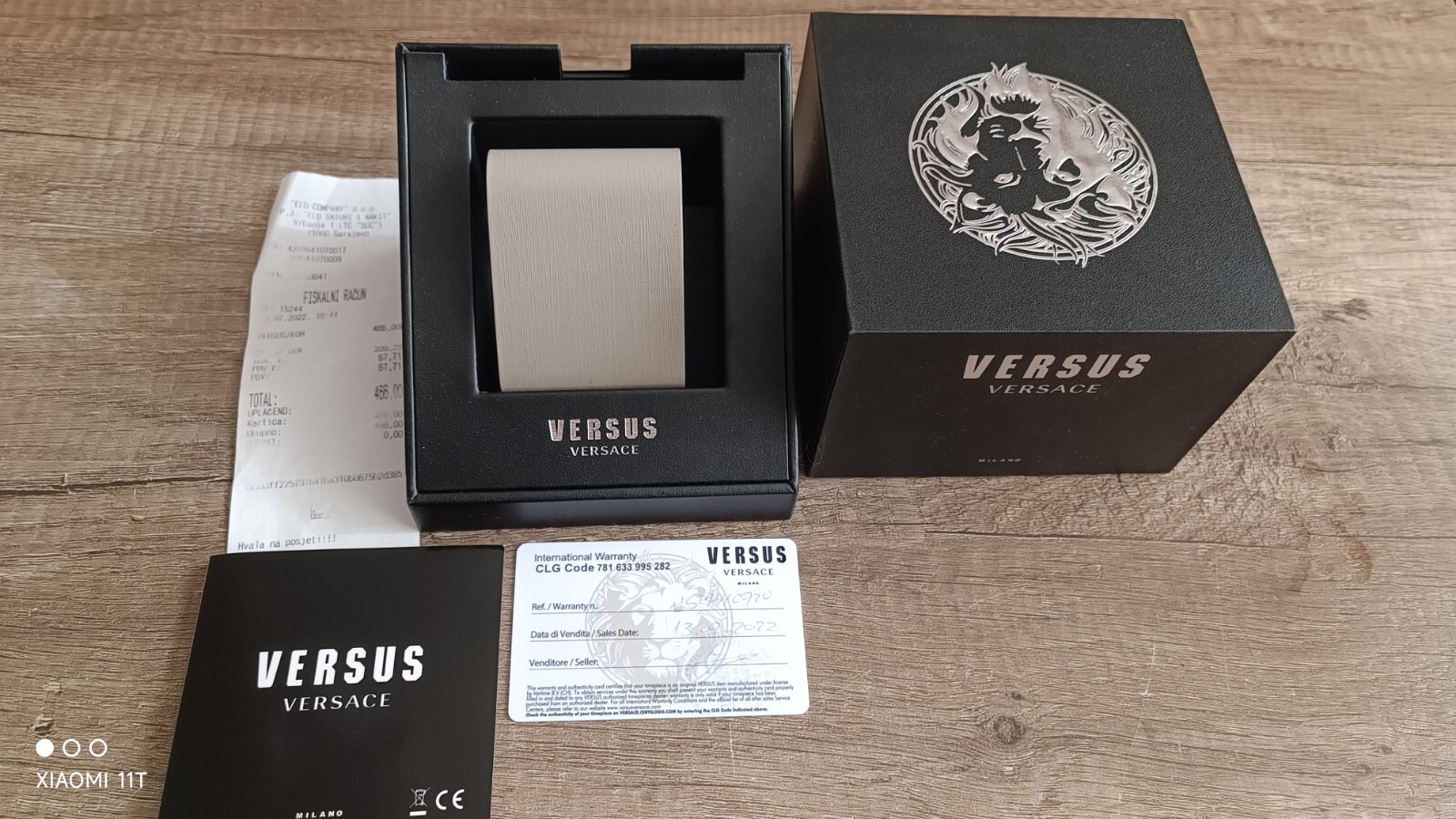 Versace Versus Luxury Watch Case with Velvet Lining-image