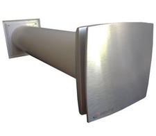 Mauerkasten Ventilator Lüfter Kugellager Lüftungsgitter Abluftrohr Rohrleitung