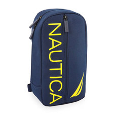 NT Sling Bag plus 12 In. plus Navy/Yellow plus Waist Pack plus "Adjustable Strap