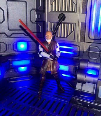 Star Wars Clone Wars ROTS Jedi General Master Ral Korto custom 3.75'' Figure lot