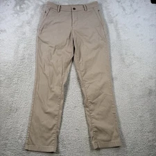 Bird Dogs Pants Mens 28x28 Khaki Tan Performance Stretch Tapered Active