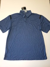 Nike Golf Polo Shirt Mens 2XL Navy Blue Dri-Fit Standard Fit New