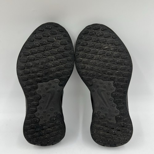 Size 7.5 Wide Nike Mens Revolution 7 Black Running Sneakers Shoes FB8501-001 - Picture 10 of 12