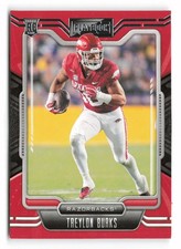 2022 Panini Chronicles Draft Picks Treylon Burks Playbook #15 Arkansas