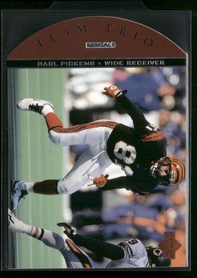 Carl Pickens 1996 Upper Deck - Team Trio #TT62 Cincinnati Bengals