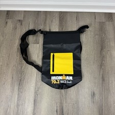 Ironman 70.3 Waco TX Texas Waterproof Swimming Triathlon Dry Bag Black Yellow