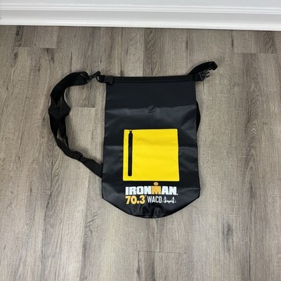 Ironman 70.3 Waco TX Texas Waterproof Swimming Triathlon Dry Bag Black Yellow