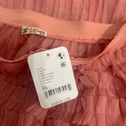 NWT!! FREE PEOPLE Intimately Return Of The Ruffle Maxi Slip Skirt Tiered X-Small - Picture 14 of 17