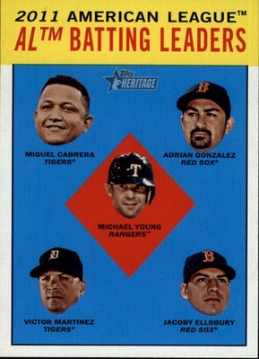 2012 Topps Heritage Baseball ''Main Set'' Cards #1 to #250