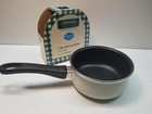 New Granada Silverstone 1 Qt. Saucepan Porcelain On Steel CREAM NOS