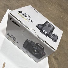 Canon EOS Rebel T100 DSLR 18MP Wi-Fi Black w/...