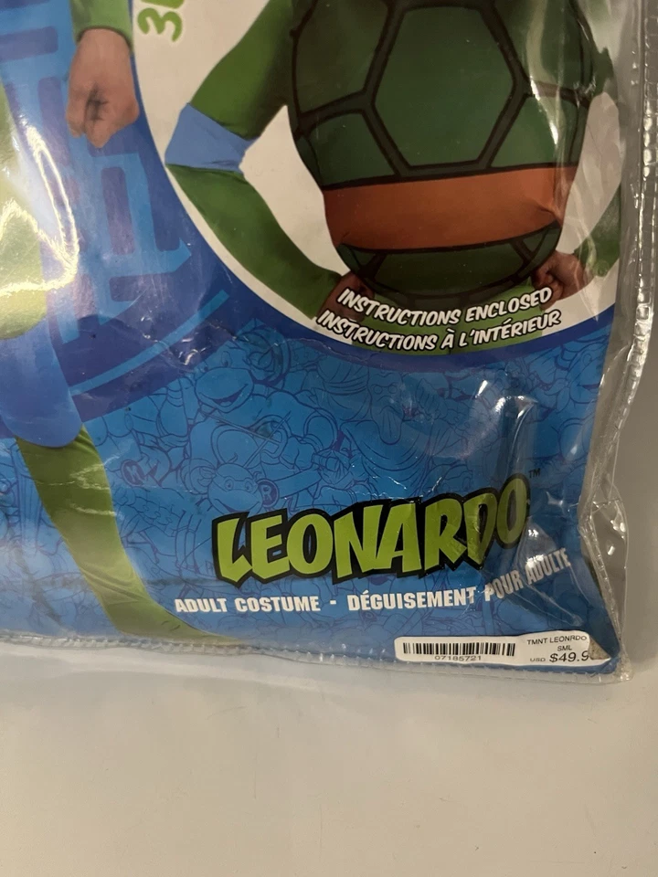 Rubie’s Teenage Mutant Ninja Turtles TMNT Leonardo Costume Classic Adult Medium - Image 3 of 4