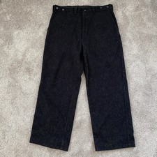 VINTAGE FILSON STYLE 89 GRAY WOOL MACKINAW FIELD PANTS made in USA 36 x 27