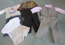 18" Boy Doll Clothes Collection 4 Outfits American Girl Style Dolls