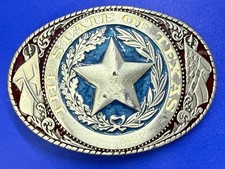 The State Of Texas Lone Star Commemorative 1981 The Great American Belt Buckle