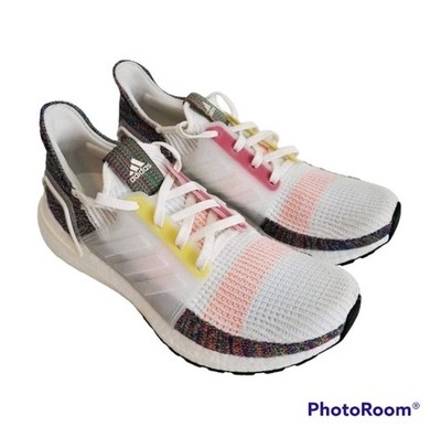 Adidas Mens Ultraboost‎ 19 Pride EF3675 White Running Shoes Sneakers Size 11 Adidas Mens Ultraboost 19 Pride EF3675 White Running Shoes  main image 3