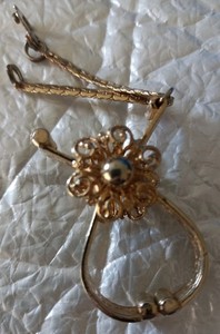 Gold Color Glove Holder