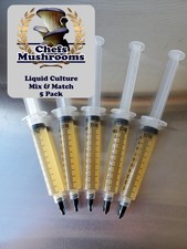 Mix & Match Liquid Culture - strzykawki 12cc - 5-pak - grzyby szefów kuchni