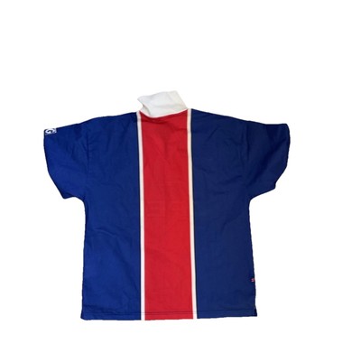 U.K製 97-98 NIKE パリサンジェルマン ホームシャツ OPEL 襟付 1996-1997 PARIS SAINT GERMAIN PSG HOME FOOTBALL SHIRT XL 9.5