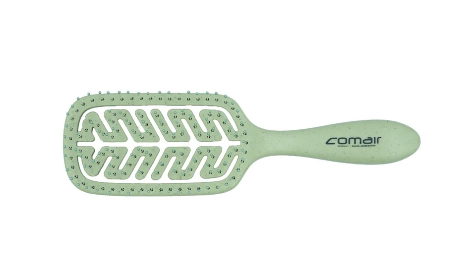 Comair Flex T M Vert Flexible Wellenbürste Nylonstifte Avec Loupe - Photo 1/1