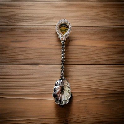 Vintage Souvenir Spoon US Collectible SPACE MOUNT RAINIER WASINGTON STATE 4.5''