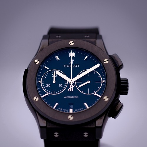 Hublot Classic Fusion Chronograph 45mm - Titanium - Black Dial - 521.CM.1171.RX