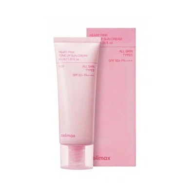 celimax Heart Pink Tone Up Sun Cream 40ml (SPF50+ PA++++)