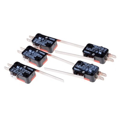5Pcs V-153-1C25 Long Hinge Lever Arm Basic Micro Limit Switch Snap 15A TSC~gw