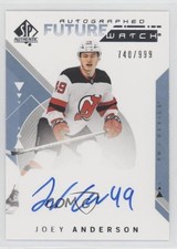 2018-19 SP Authentic Auto Future Watch 740/999 Joey Anderson #215 av1