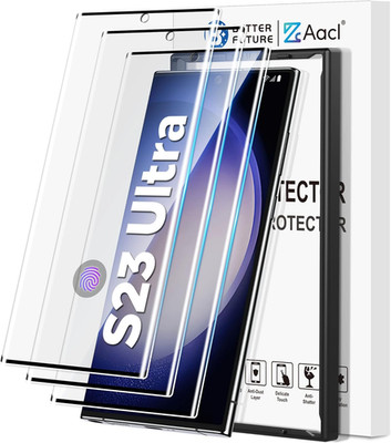 AACL 3D Curved Tempered Glass for Samsung Galaxy S23 Ultra Screen Protector, 9H