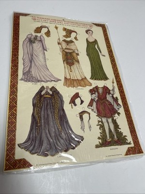 Paper Dolls Shakespeare Characters 1979 NEW Juliet Cleopatra Lady Macbeth Vtg.